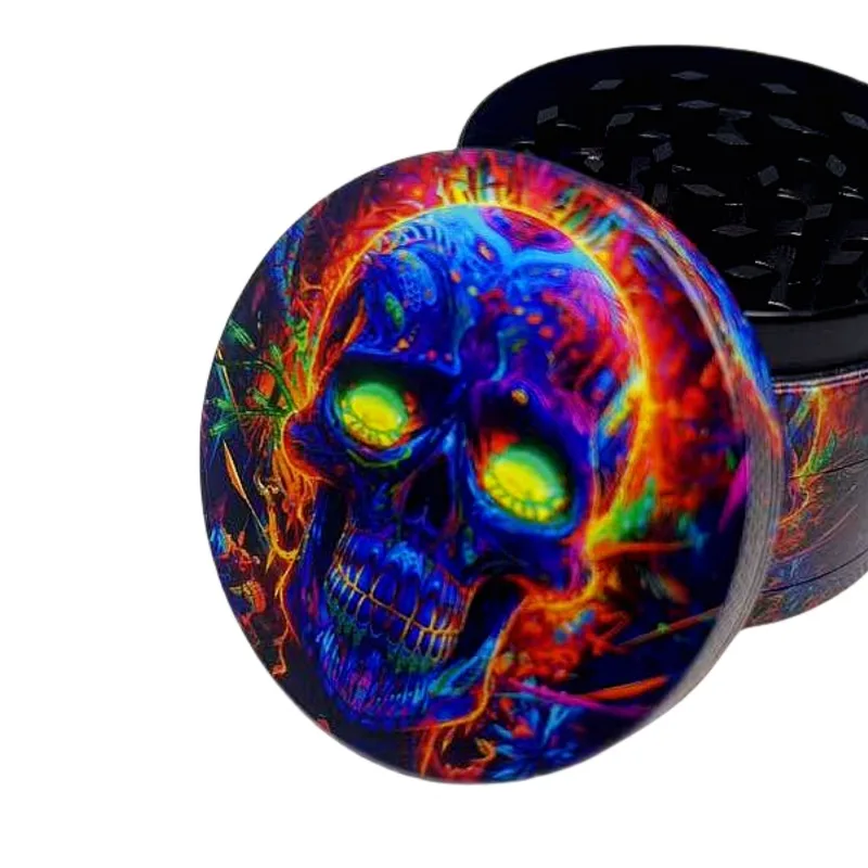 50mm Metal Skull Herb Grinder  - đánh giá và giá Kitchen Gadgets Gold