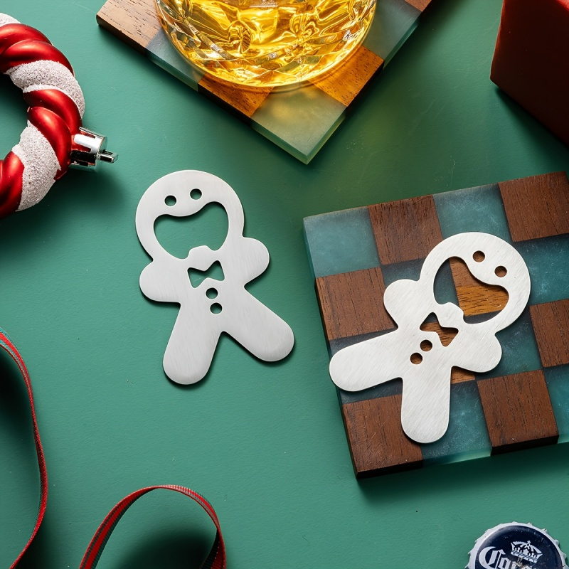 Gingerbread Man Bottle Opener  - đánh giá và giá Kitchen Gadgets For Men