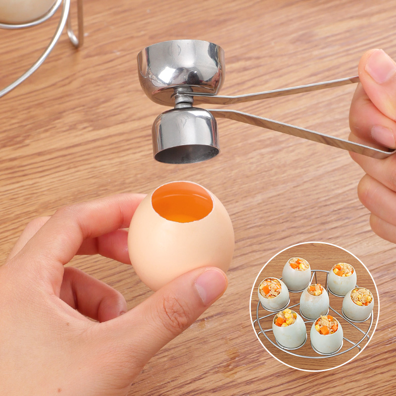 304 Stainless Steel Egg Scisso - đánh giá và giá Egg Separator Tool