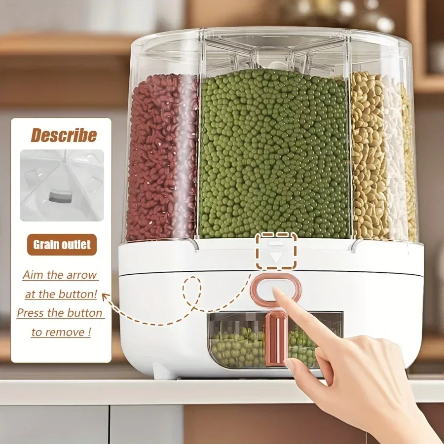 6-Compartment 360° Rotating Ai - đánh giá và giá Kitchen Gadgets Organizer