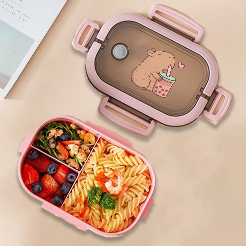 Capybara Bento Lunch Box Anime - đánh giá và giá Kitchen Gadgets Organizer