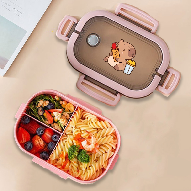 Capybara Bento Lunch Box Anime - đánh giá và giá Kitchen Gadgets Organizer