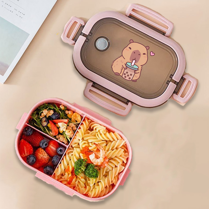 Capybara Bento Lunch Box Anime - đánh giá và giá Kitchen Gadgets Organizer