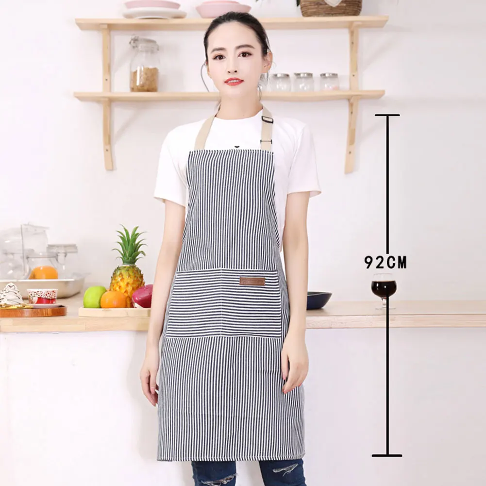 Striped Bib Apron For Men Wome - đánh giá và giá Kitchen Helper Gadgets