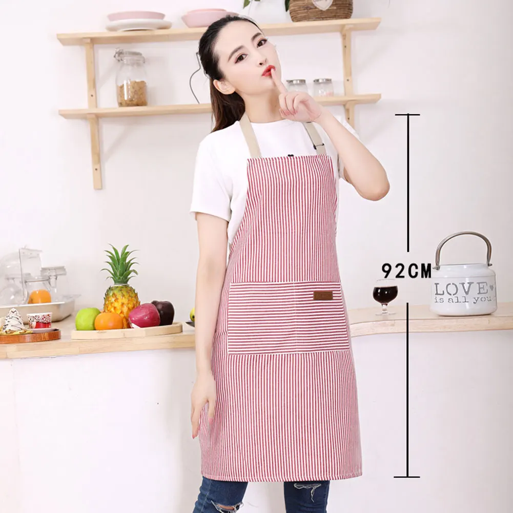 Striped Bib Apron For Men Wome - đánh giá và giá Kitchen Helper Gadgets